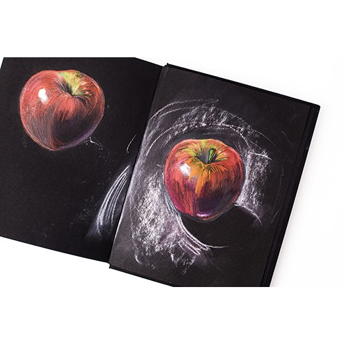 Бумага черная для сухих техник GrafArt black Малевичъ 150 г/м, А4, 100л